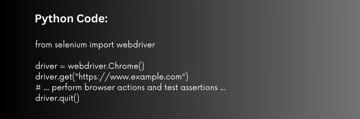 selenium-testing-framework-for-Python-code-example