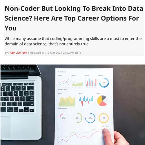 Non-Coder But Looking To Break Into Data Science? Here Are Top Career Options For You